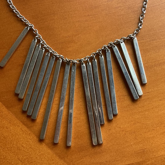 Statement Piece Silver-toned Necklace 2/$10 - Picture 2 of 3